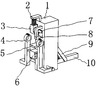 Plastic pipe hot melting welding machine