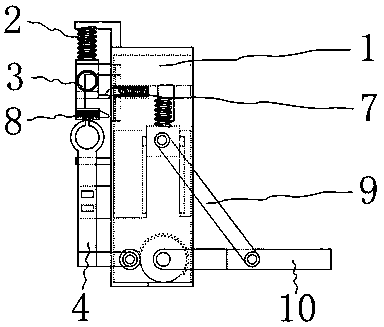 Plastic pipe hot melting welding machine