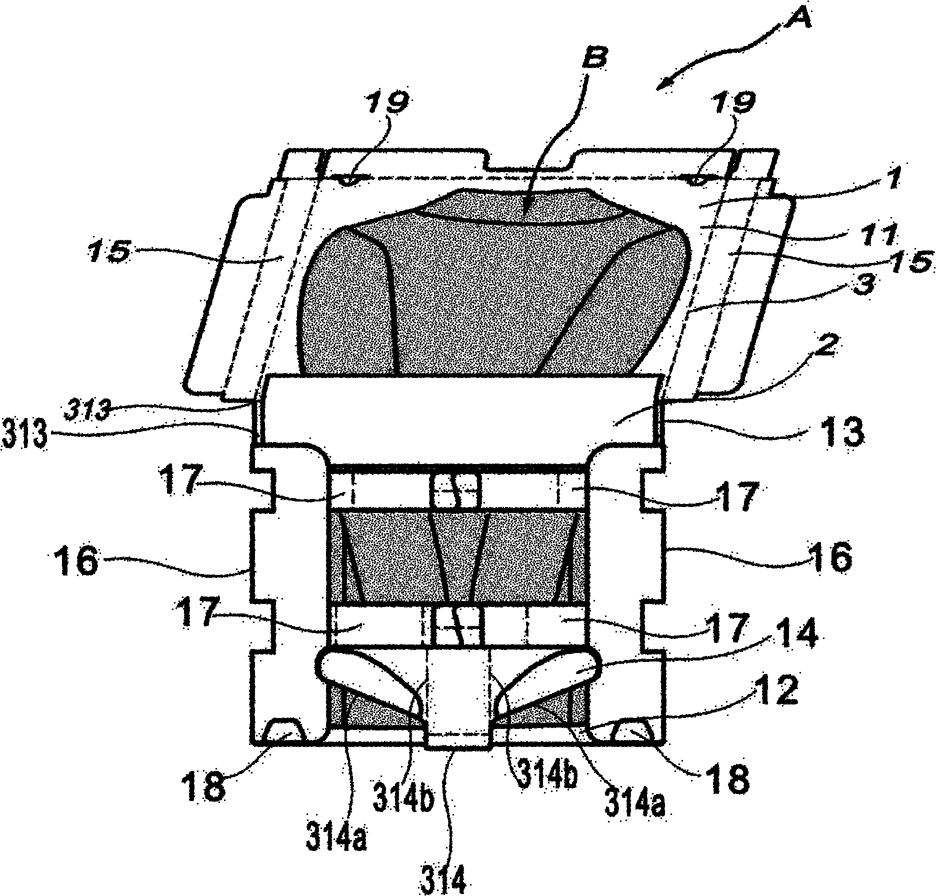 Habilatory collecting plate