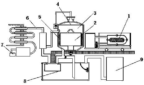 Low-temperature vacuum frying equipment