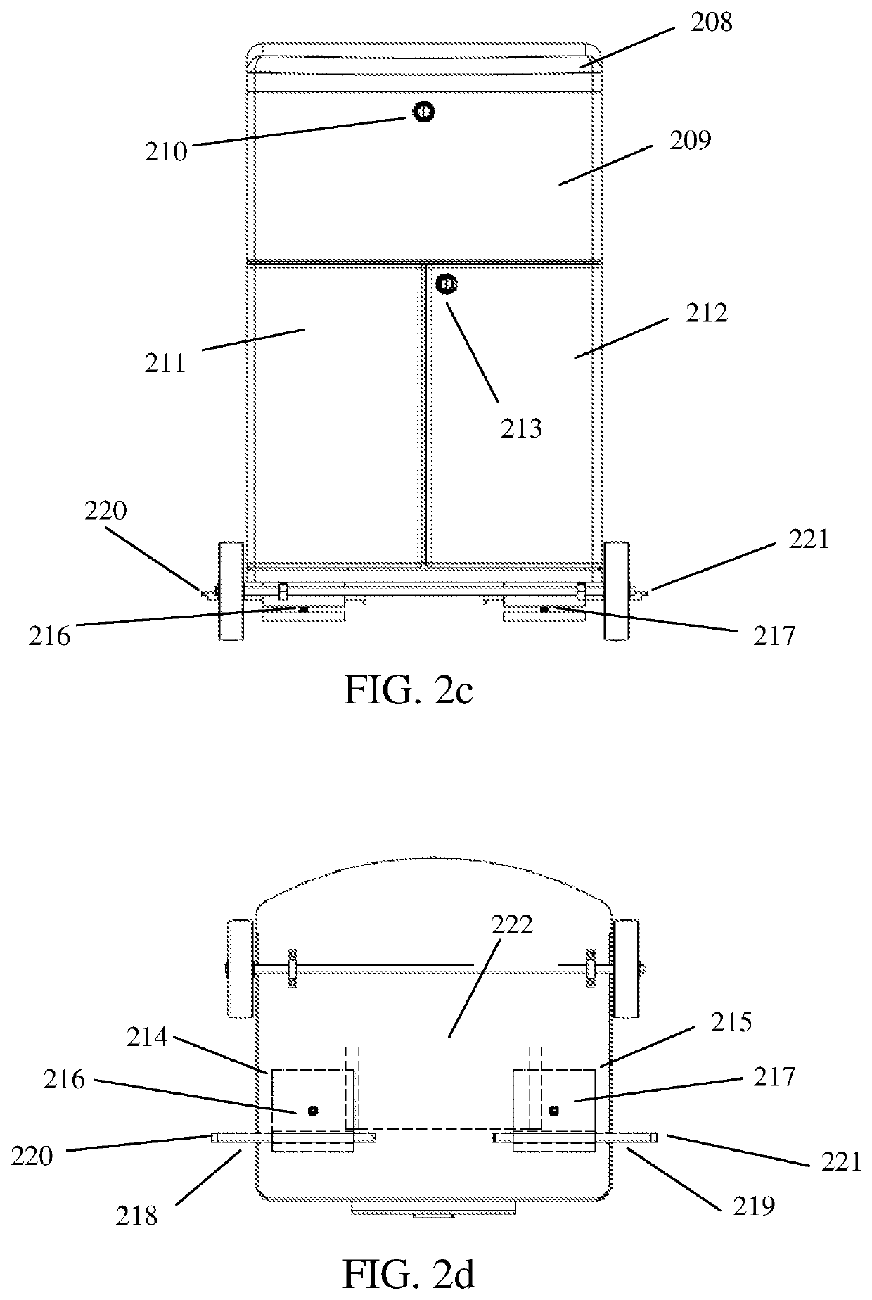 Attachment system for removable storage module for golf cart