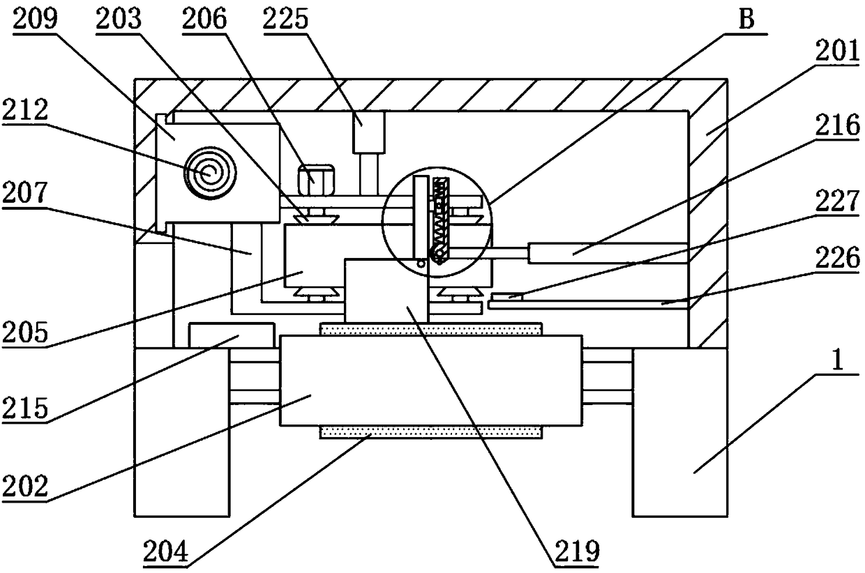 Housing quality detecting device for electric meter production