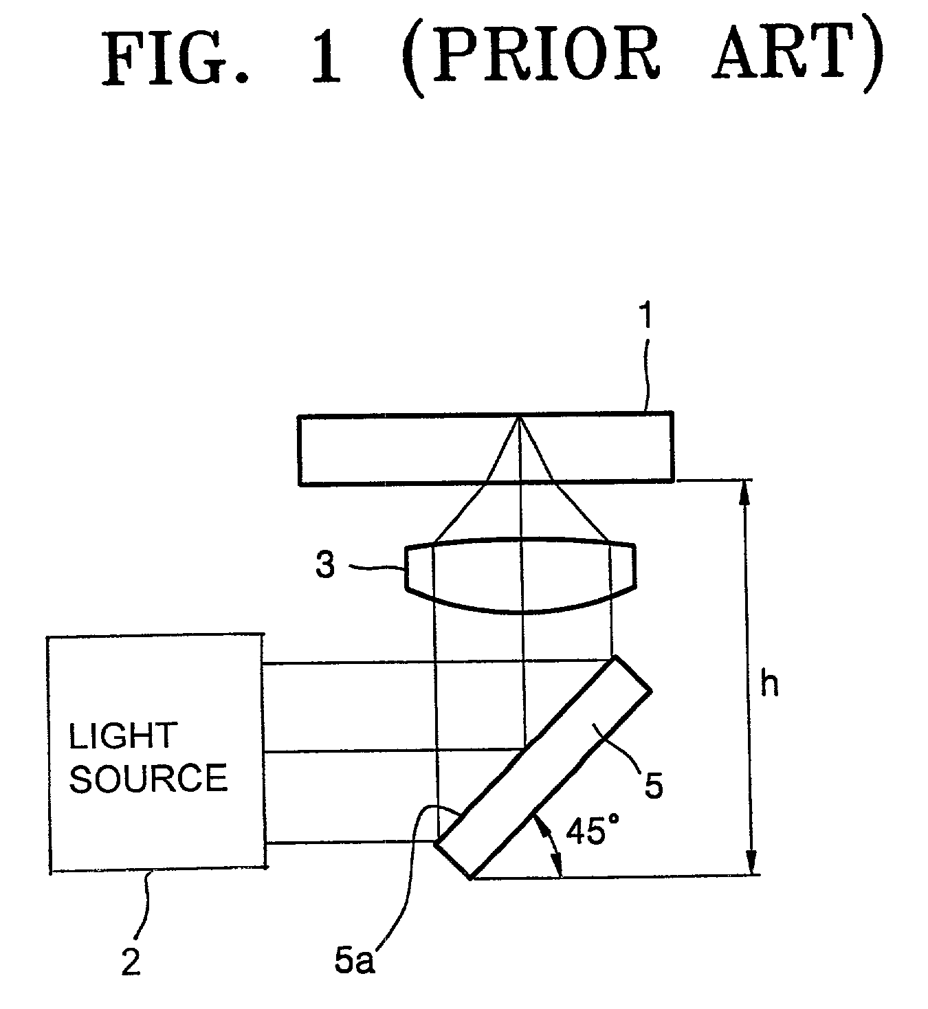 Reflection type compound prism and optical pickup apparatus employing the same