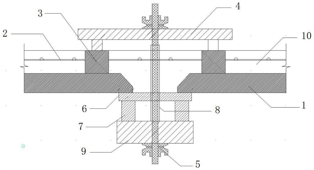 Prefabricated laminated slab joint hanging formwork assembly and mounting and using method thereof