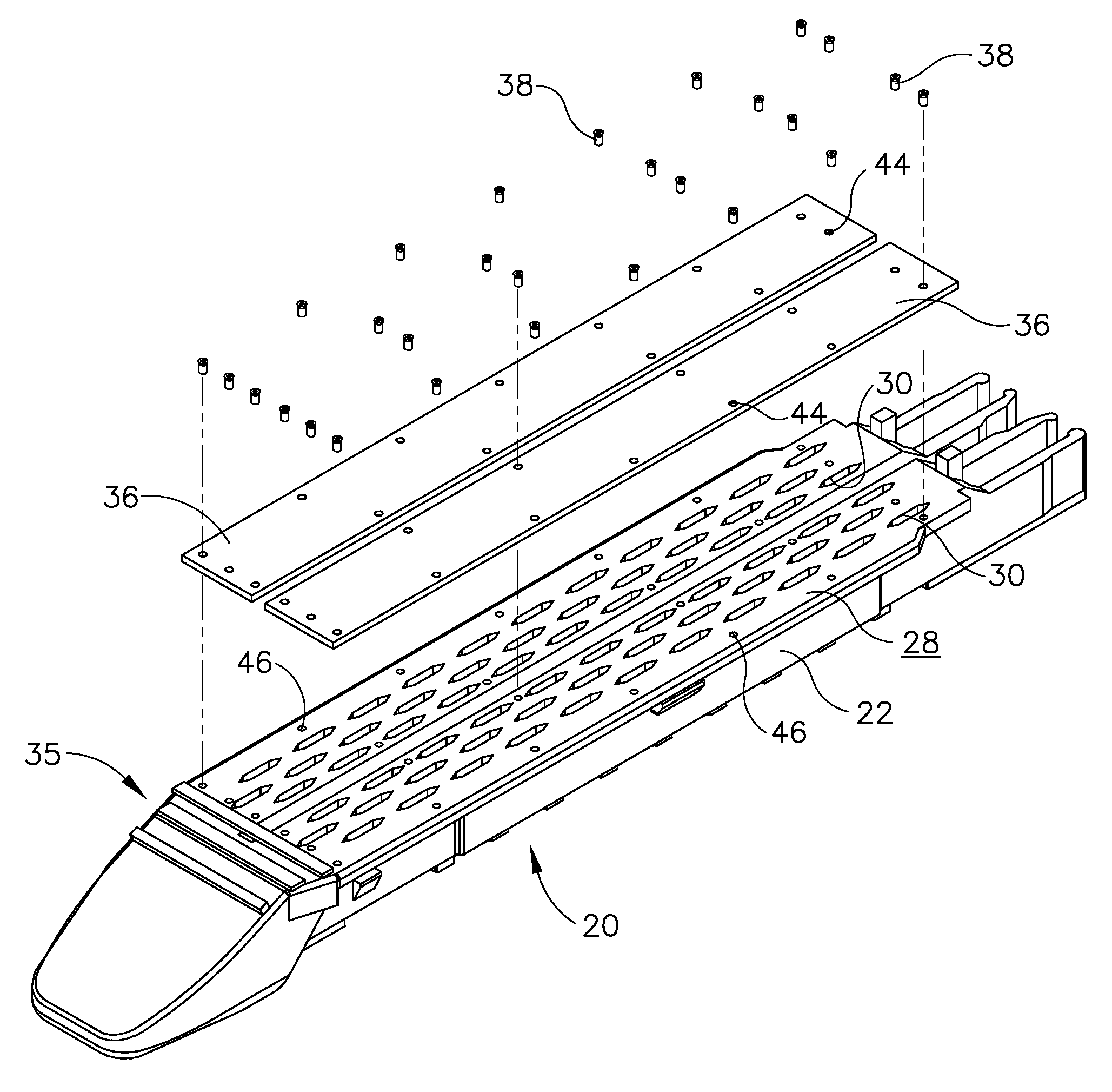 Surgical end effector having buttress retention features