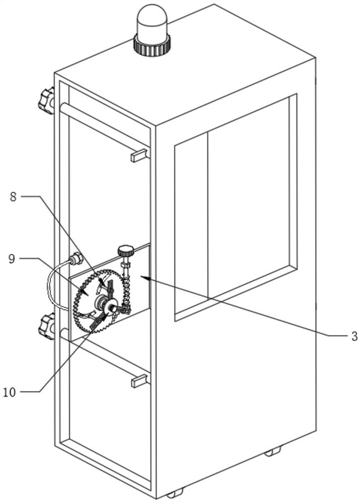 Dry-type trolley differential pressure detection alarm device, method and system