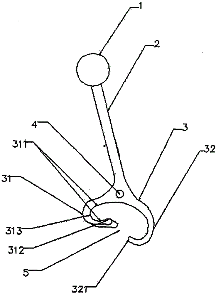 Secondary opening door hook