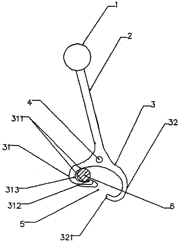 Secondary opening door hook