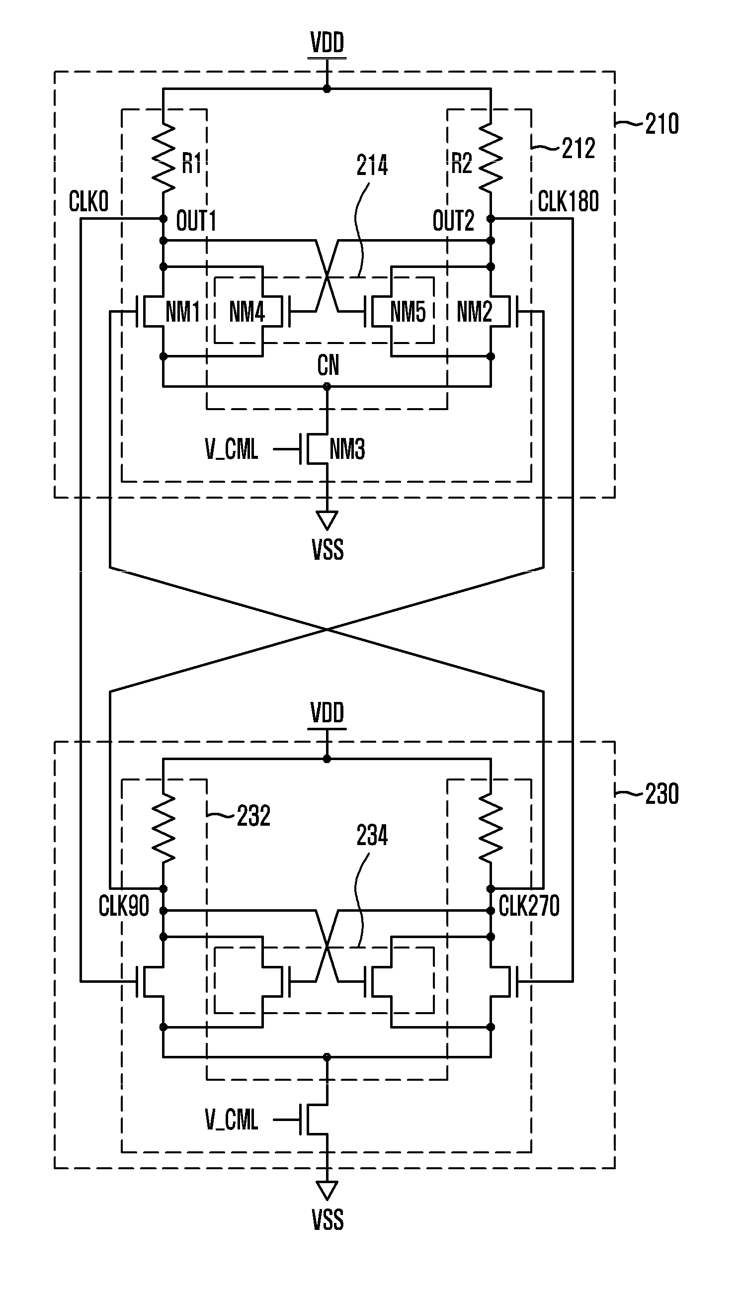 Ring oscillator and multi-phase clock correction circuit using the same