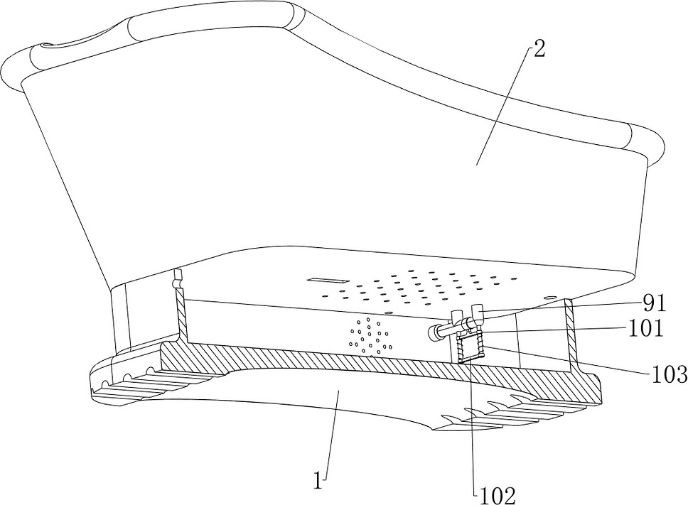 Constant-temperature bathing basin for pediatric department