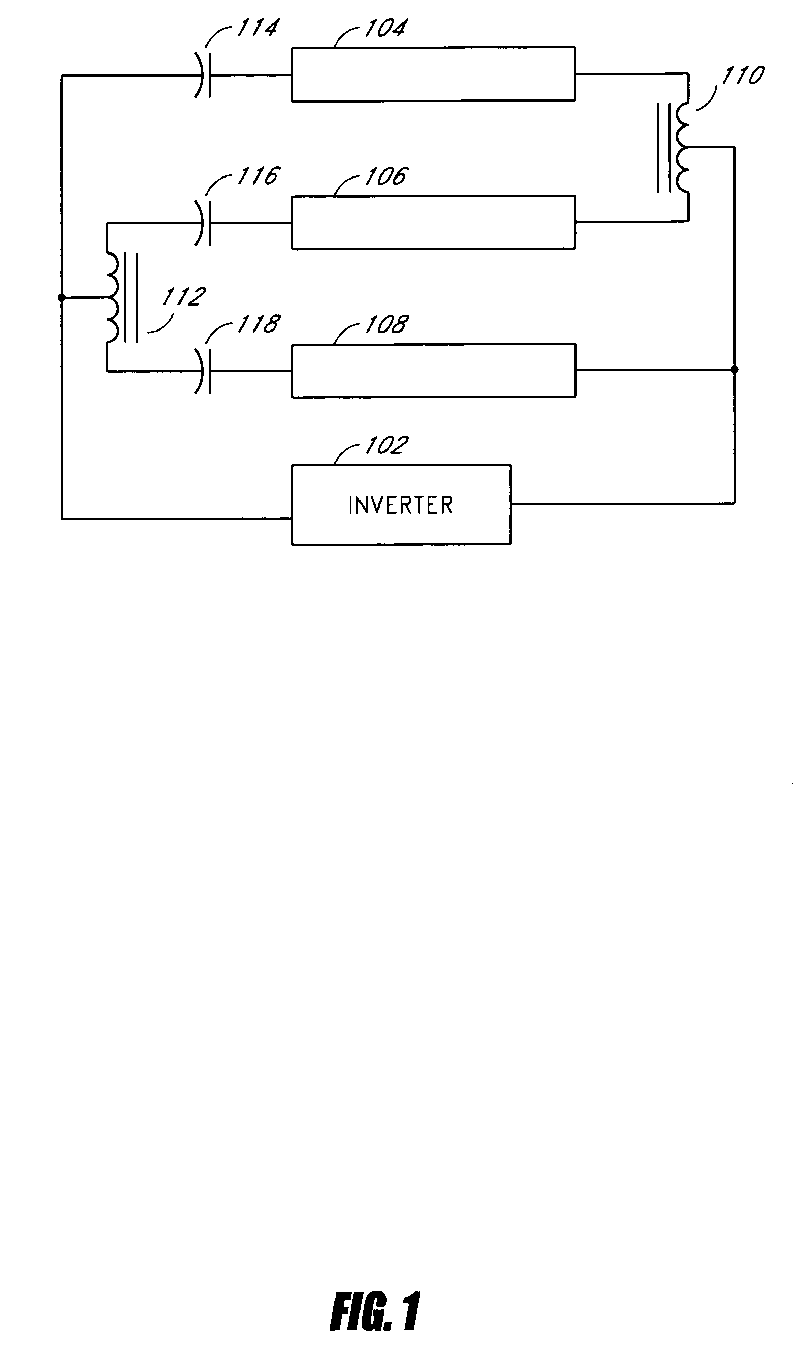 Nested balancing topology for balancing current among multiple lamps