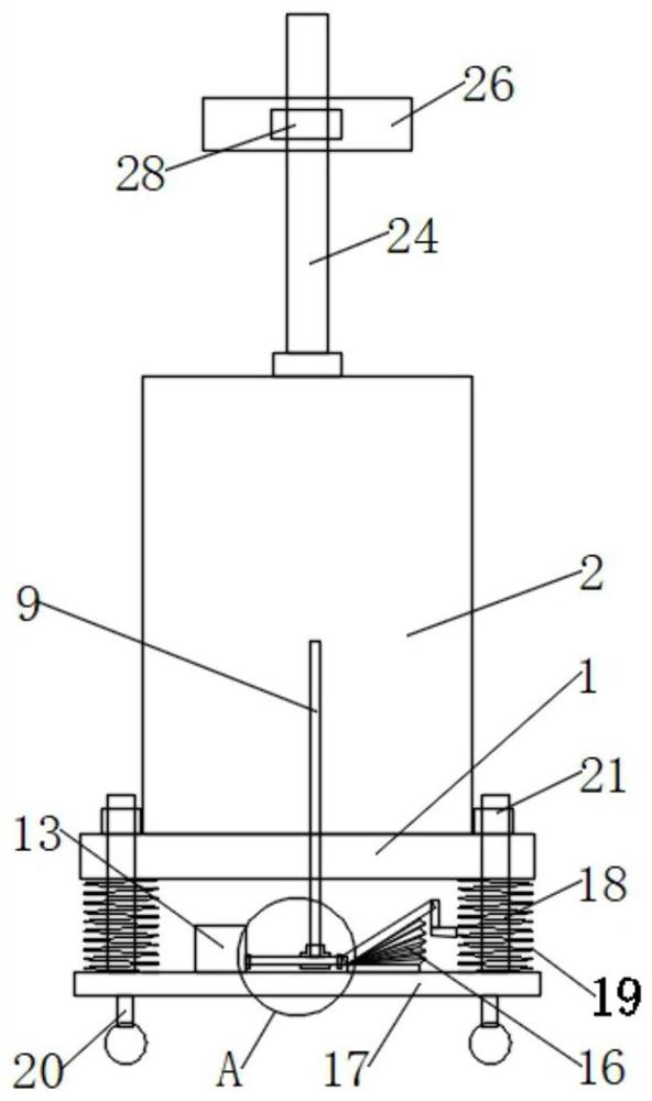 Drainage device for nursing of ICU (intensive care unit)