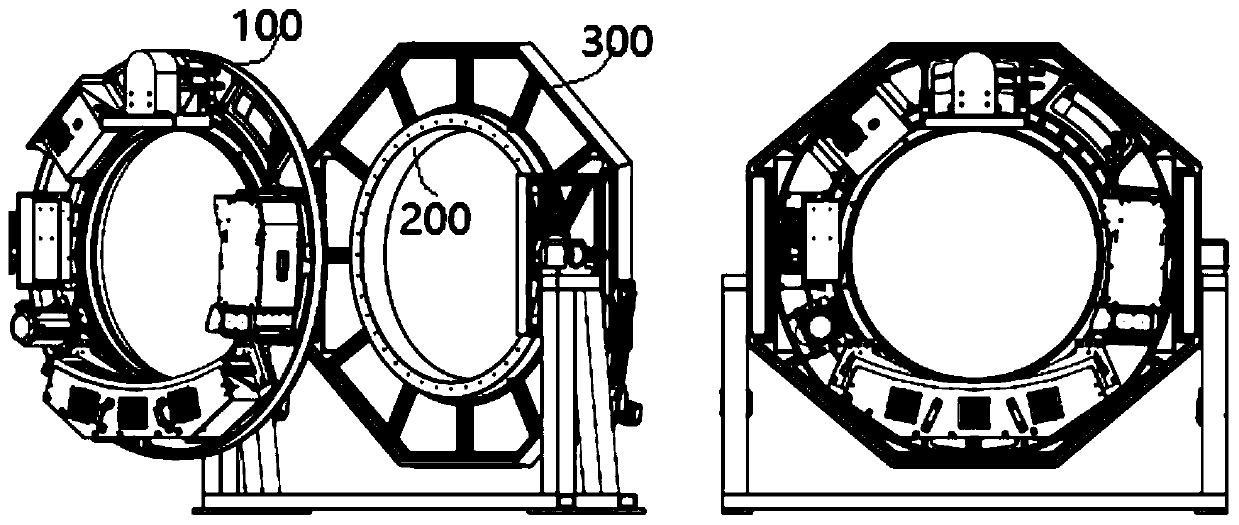 CT scanning frame and CT scanning device