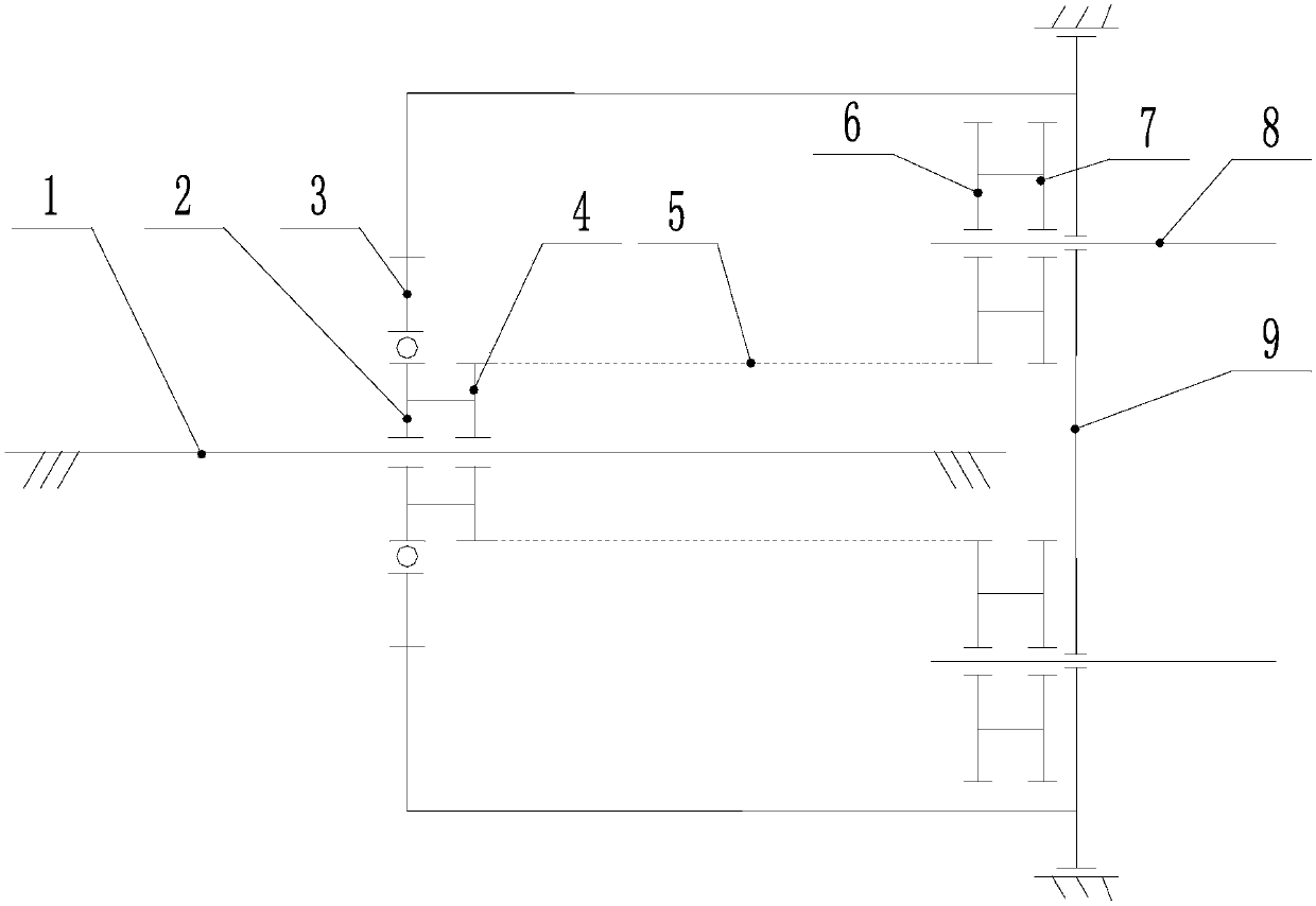 Die locking mechanism and method for two-plate injection molding machine to bear spiral pairs to synchronously follow movable template