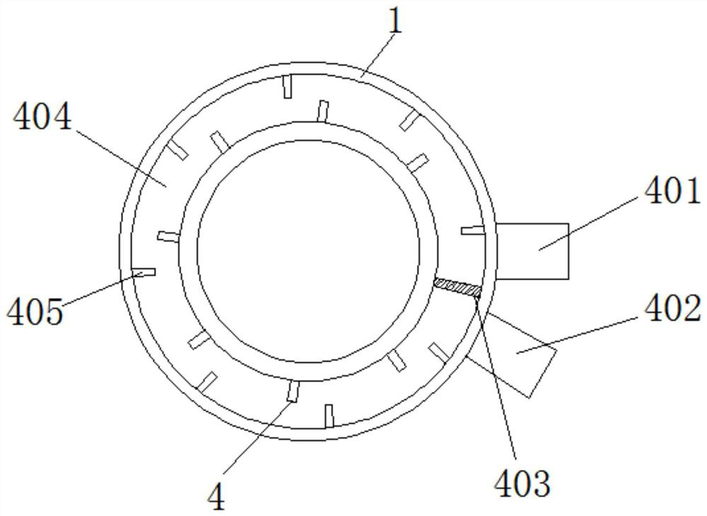 Heating device of sectional type cast film extruder