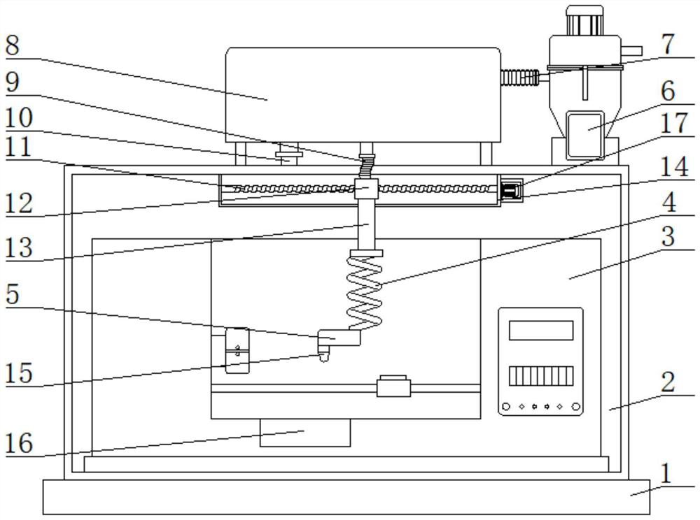 Cleaning device of numerically-controlled machine tool