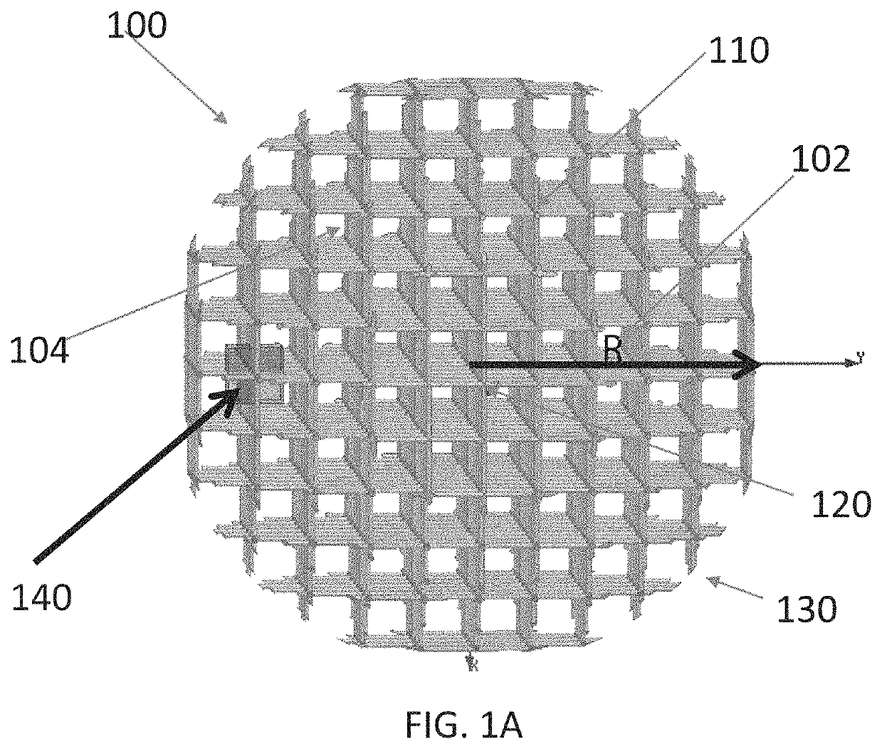 Hollow light weight lens structure