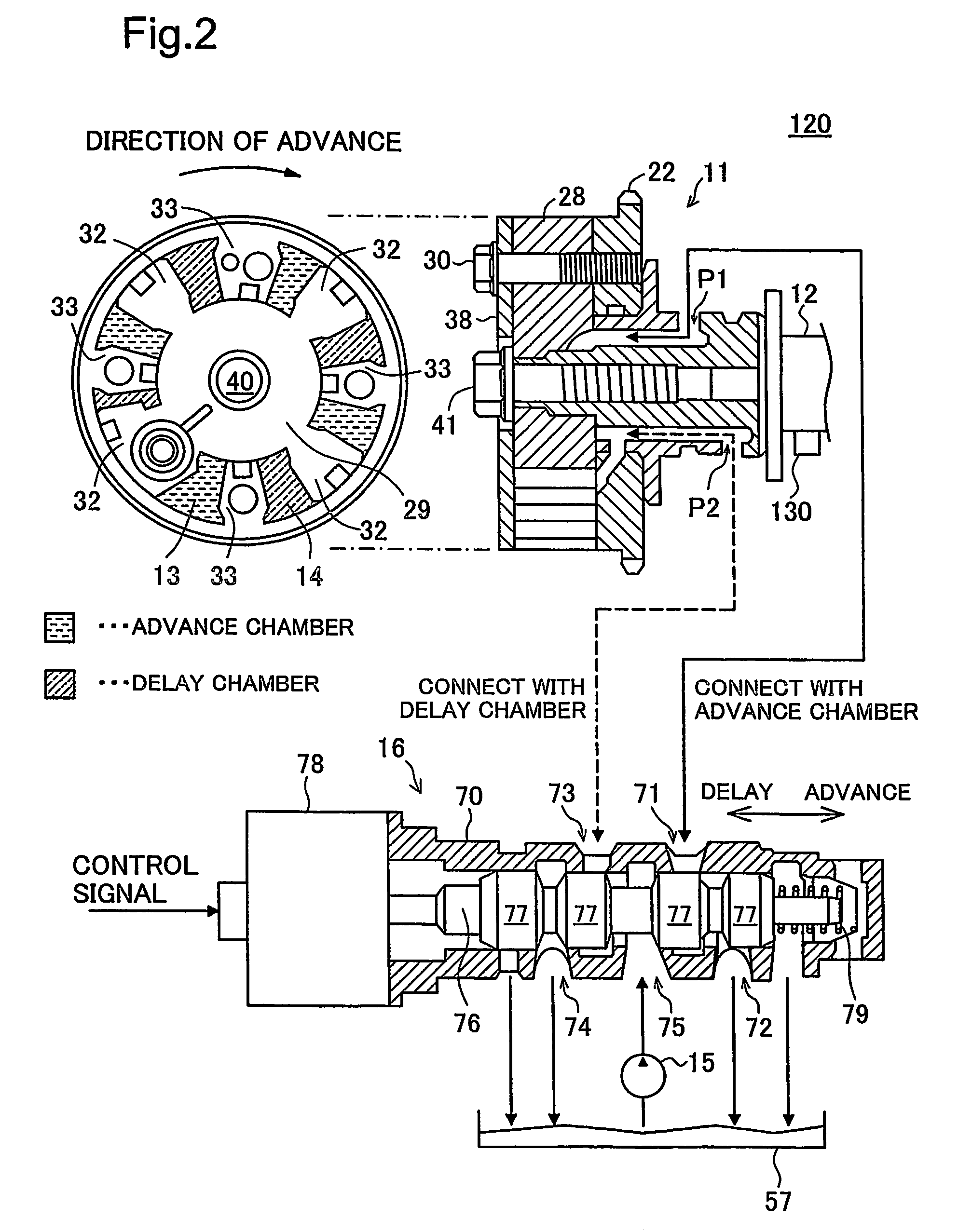 Apparatus for abnormal diagnosis of variable valve timing mechanism