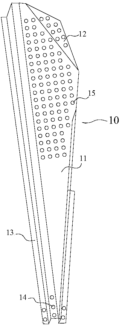 Railroad bridge air-guide handrail