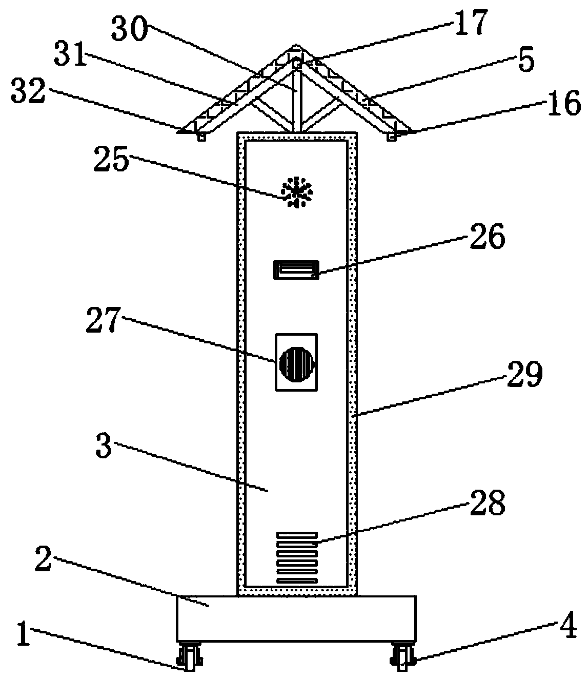 Novel charging device for new energy vehicle