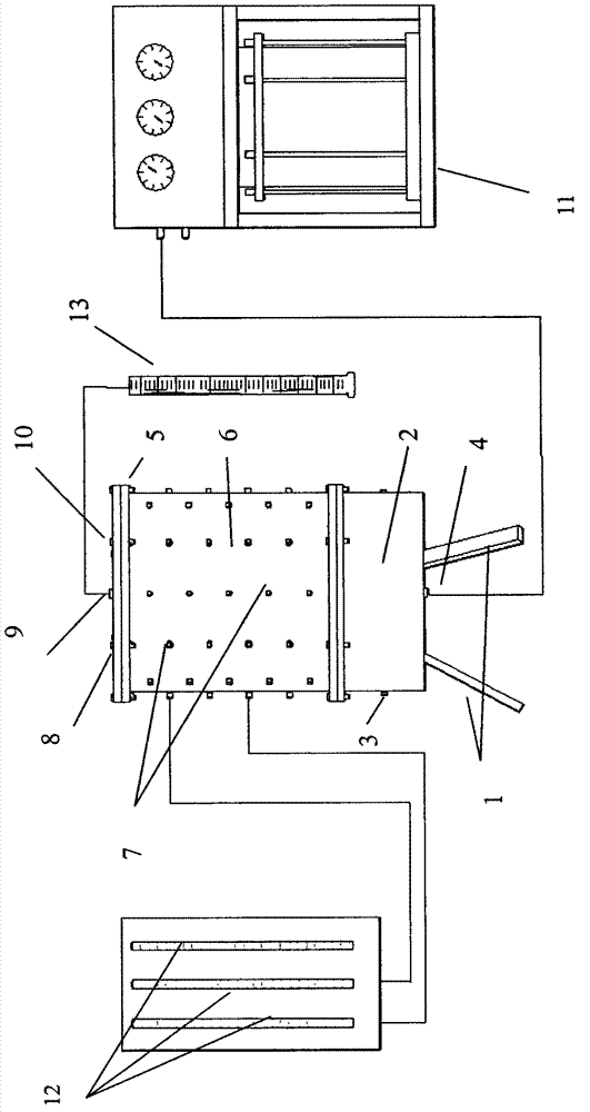 Device for determining permeability coefficient of coarse-grained soil with super large grain size