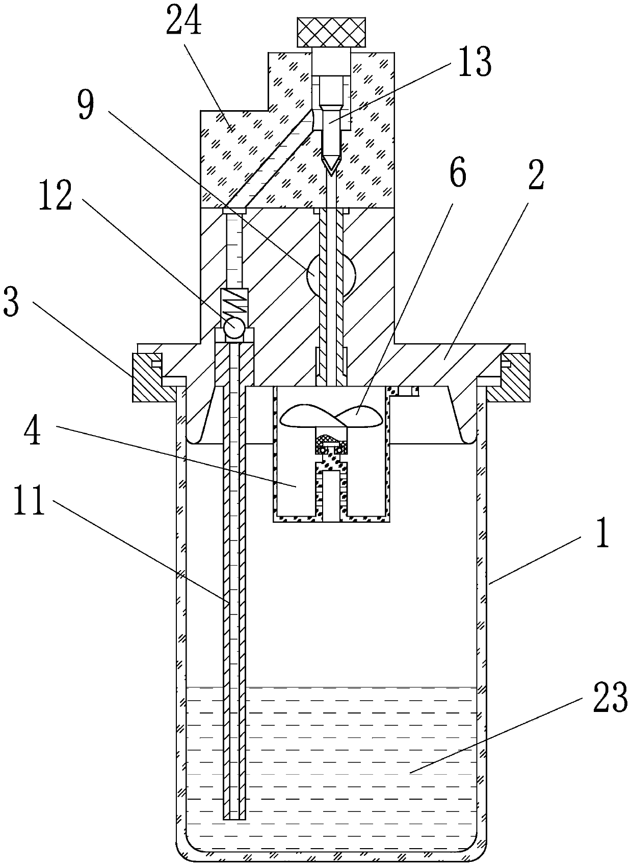 Gas-liquid two-phase mist generator and generation method thereof