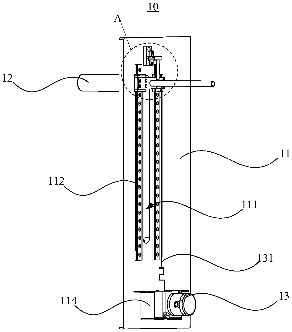 Winding tension detection mechanism and method as well as winding machine