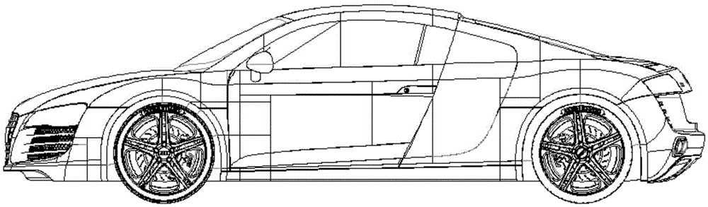 Rain-blocking thin film for automobile rearview mirror