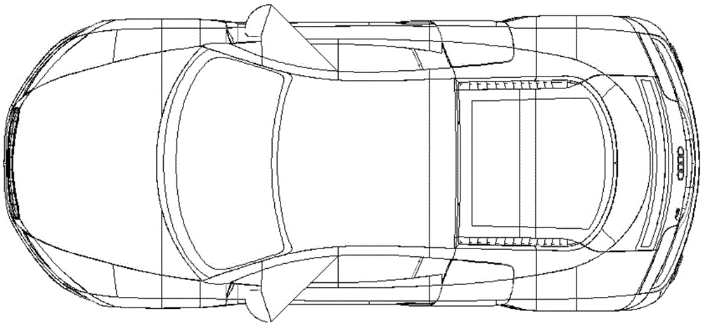 Rain-blocking thin film for automobile rearview mirror