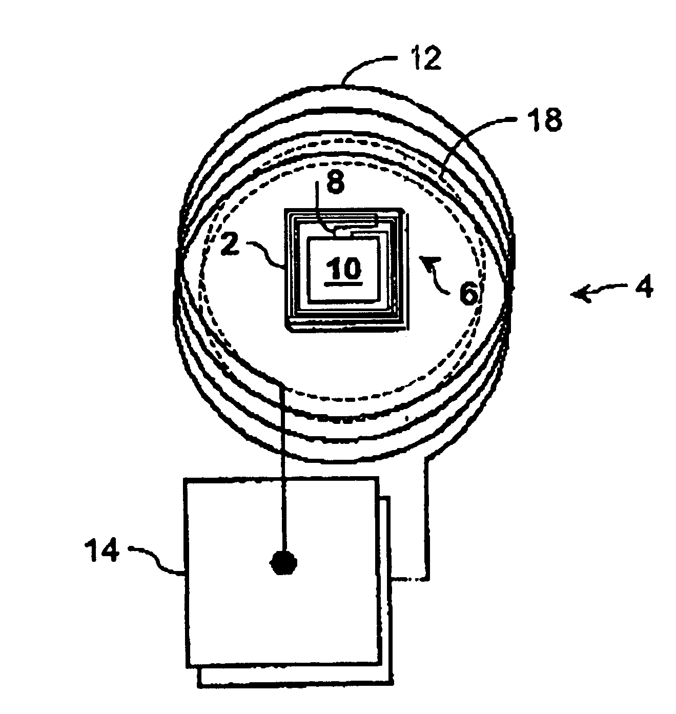Integrated circuit with enhanced coupling