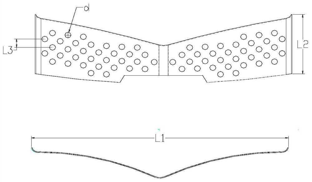 Special-shaped storage tank outflow device
