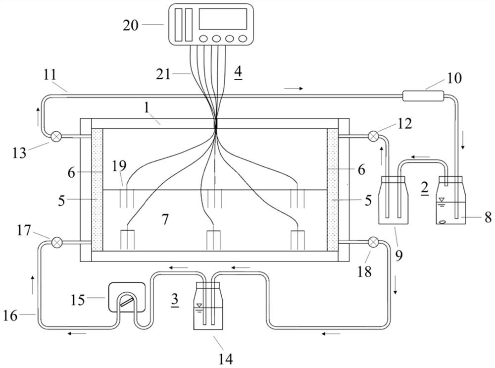 Method and device for monitoring osmotic suction in heavy metal polluted sites by time domain reflectometry