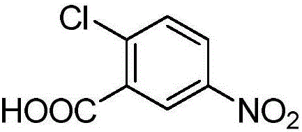 Method for synthesizing 2-chloro-5-nitrobenzoic acid through microchannel reactor
