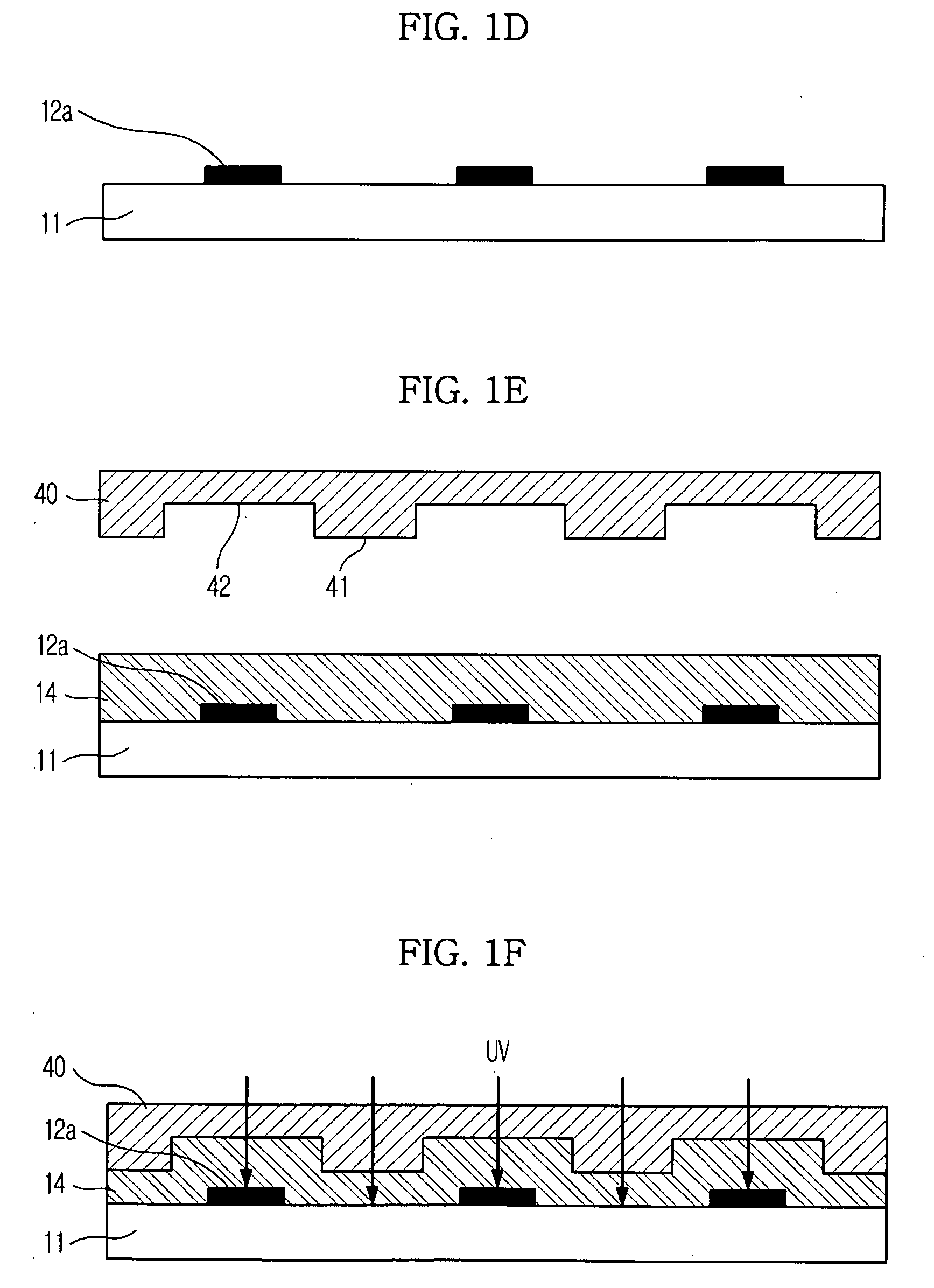 Method of forming a pattern using nano imprinting and method of manufacturing a mold to form such a pattern