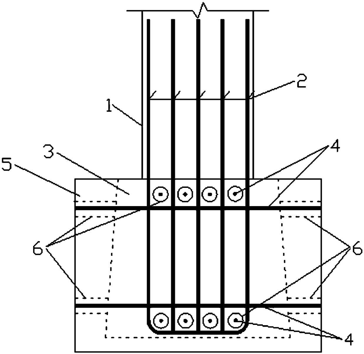 A prefabricated assembled bridge pier made of U-shaped steel bars and its connection technology