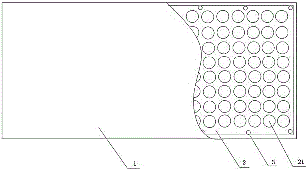 Compound vacuum glass plate