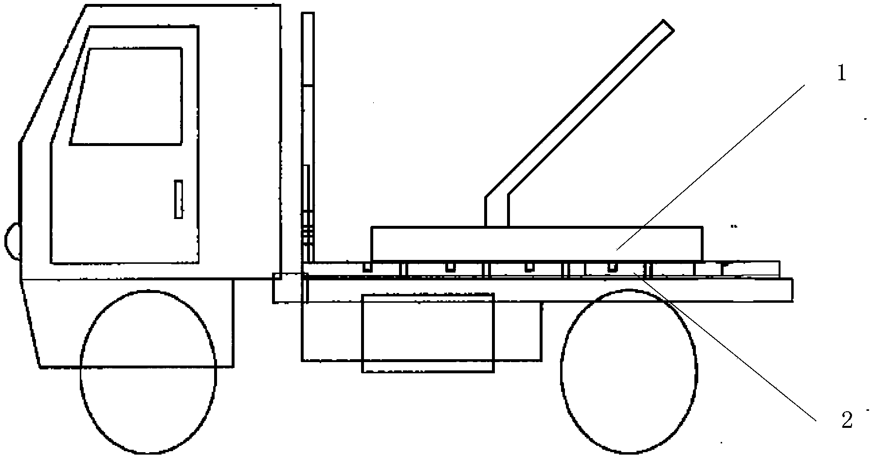 Wrecker and rotary positioning device thereof
