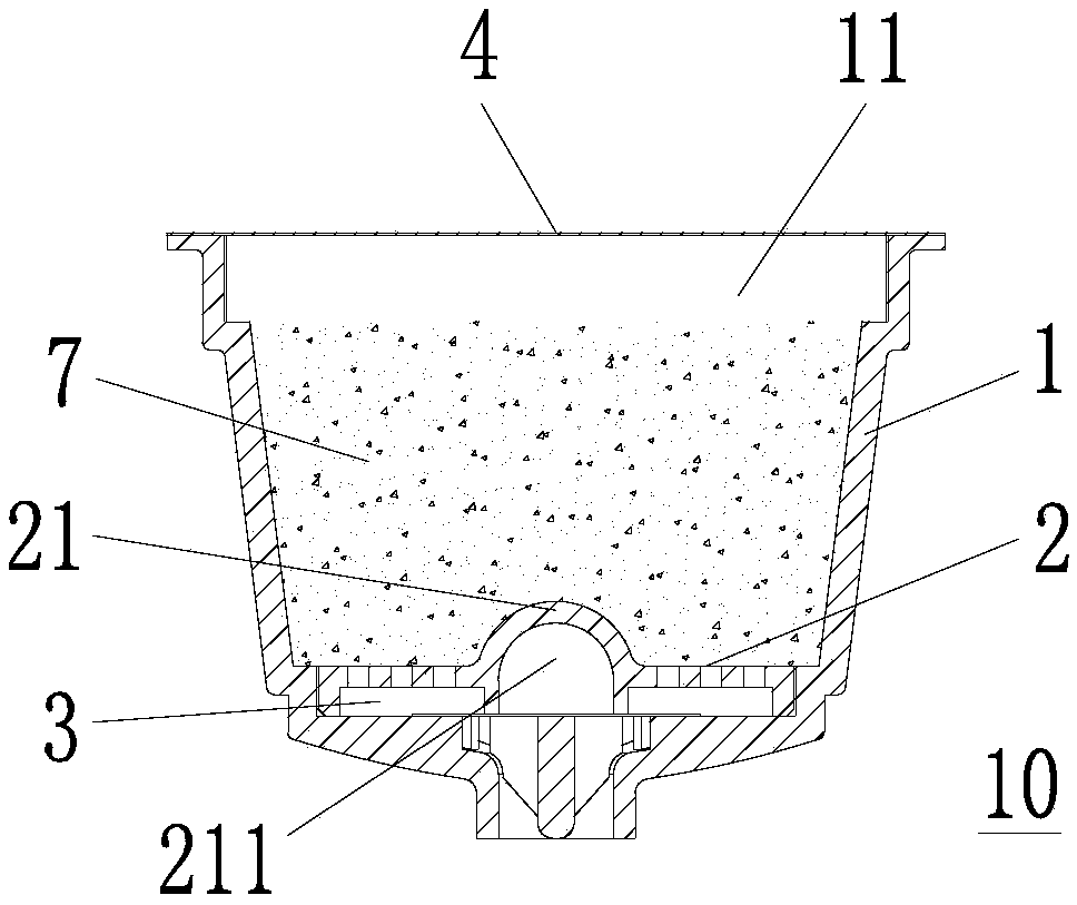 Lower filter disc, and beverage capsule