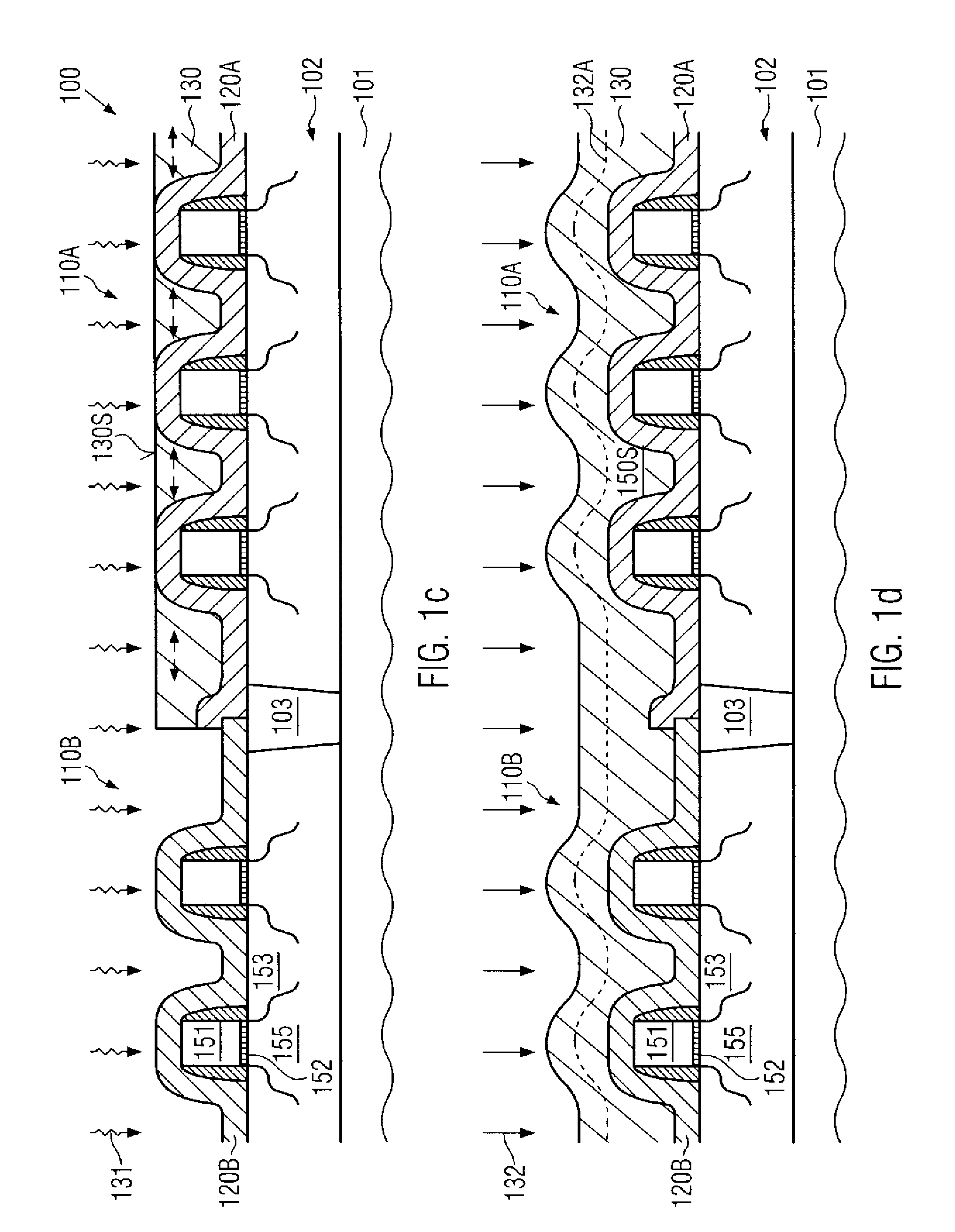 Semiconductor device including field effect transistors laterally enclosed by interlayer dielectric material having increased intrinsic stress