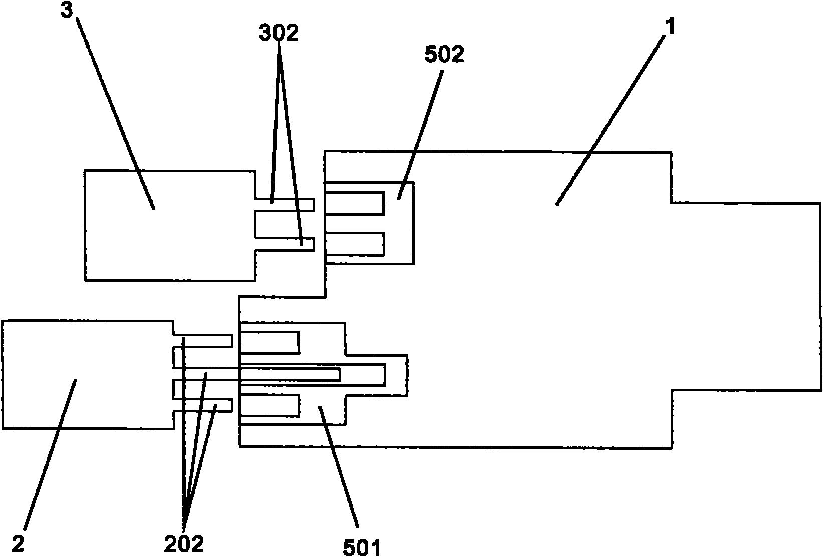 Method and device for connecting optical transceiving device with printed circuit board (PCB)