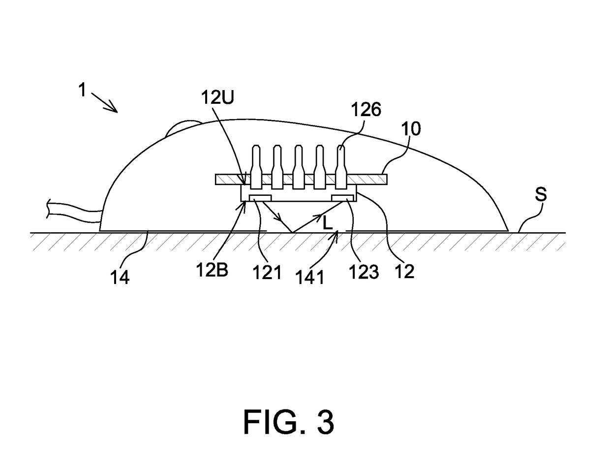 Electronic device with high electrostatic protection