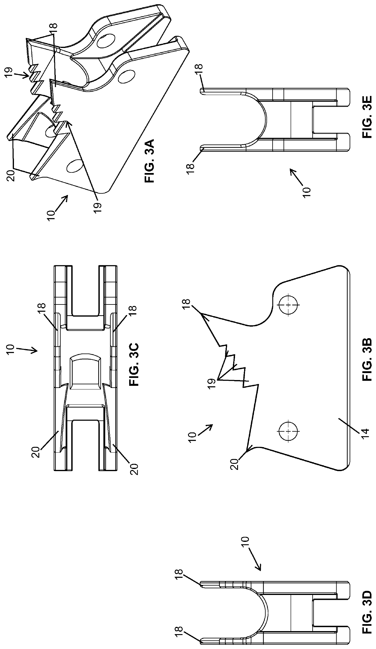 Anti-surge dog link for a sharp chain conveyor