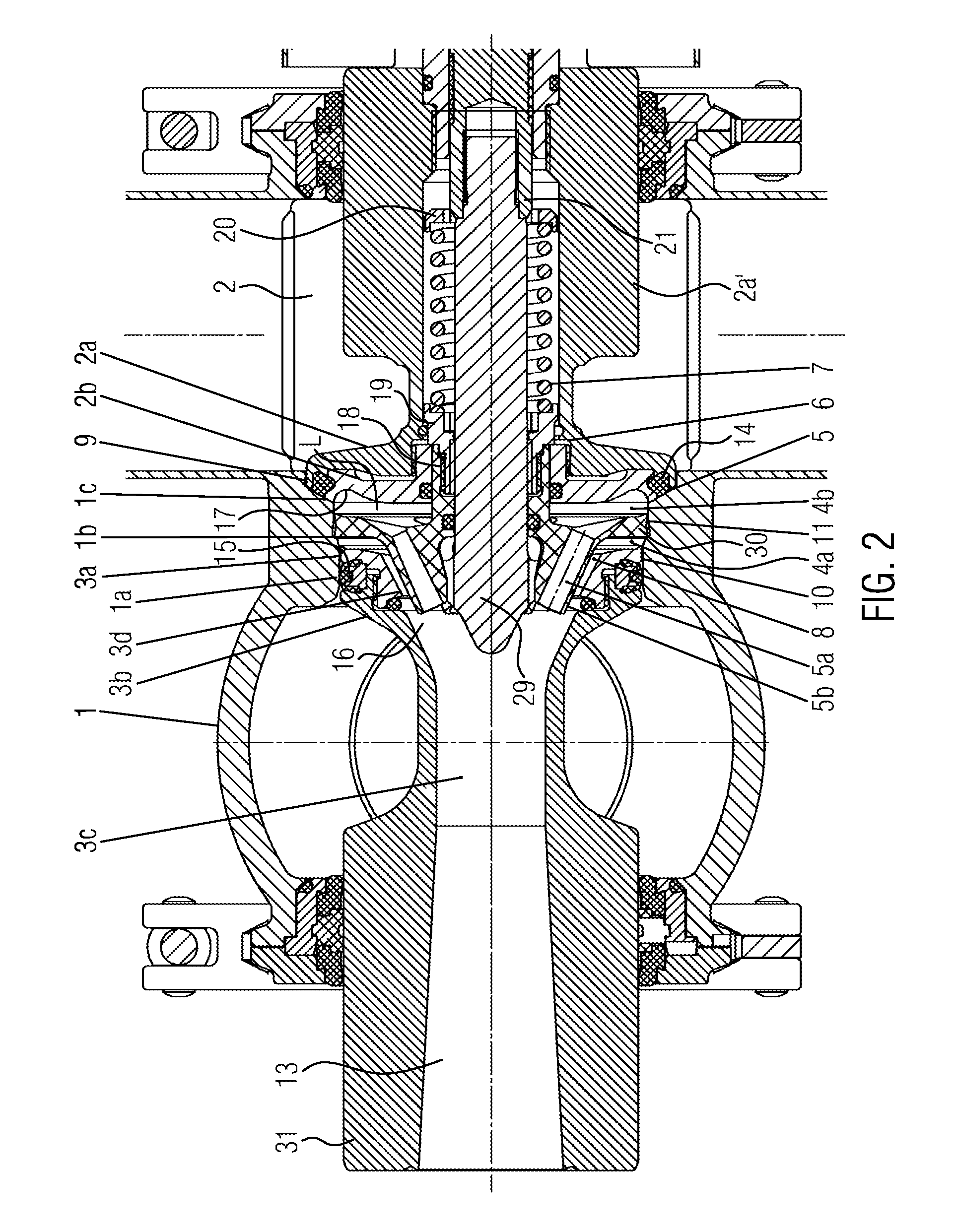 Double seat valve