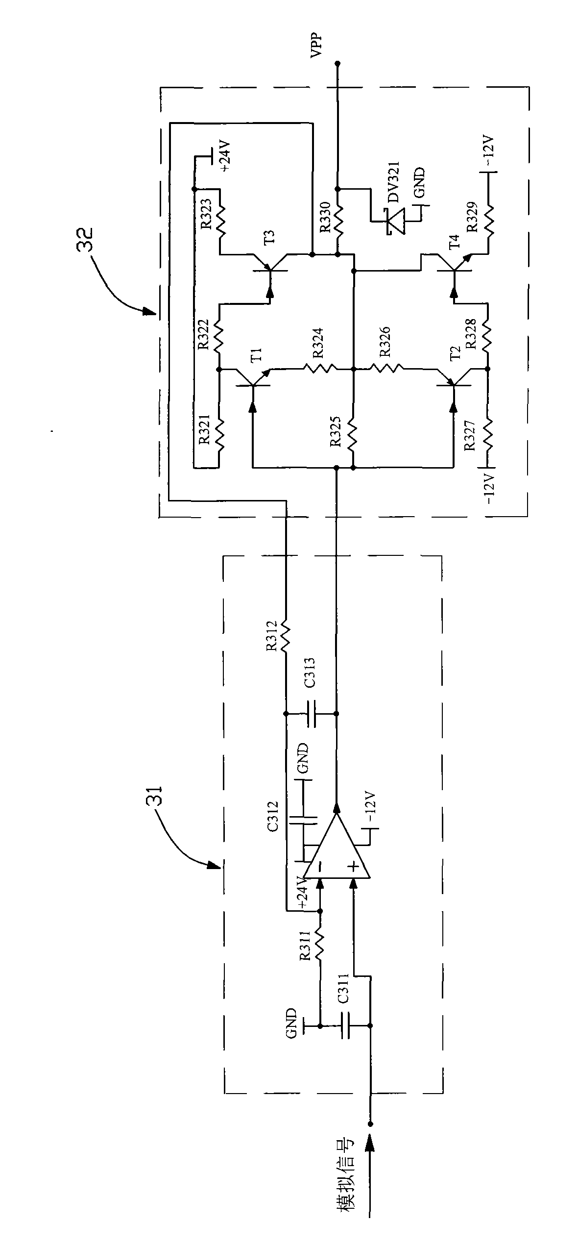 Nozzle driving circuit for inkjet printers