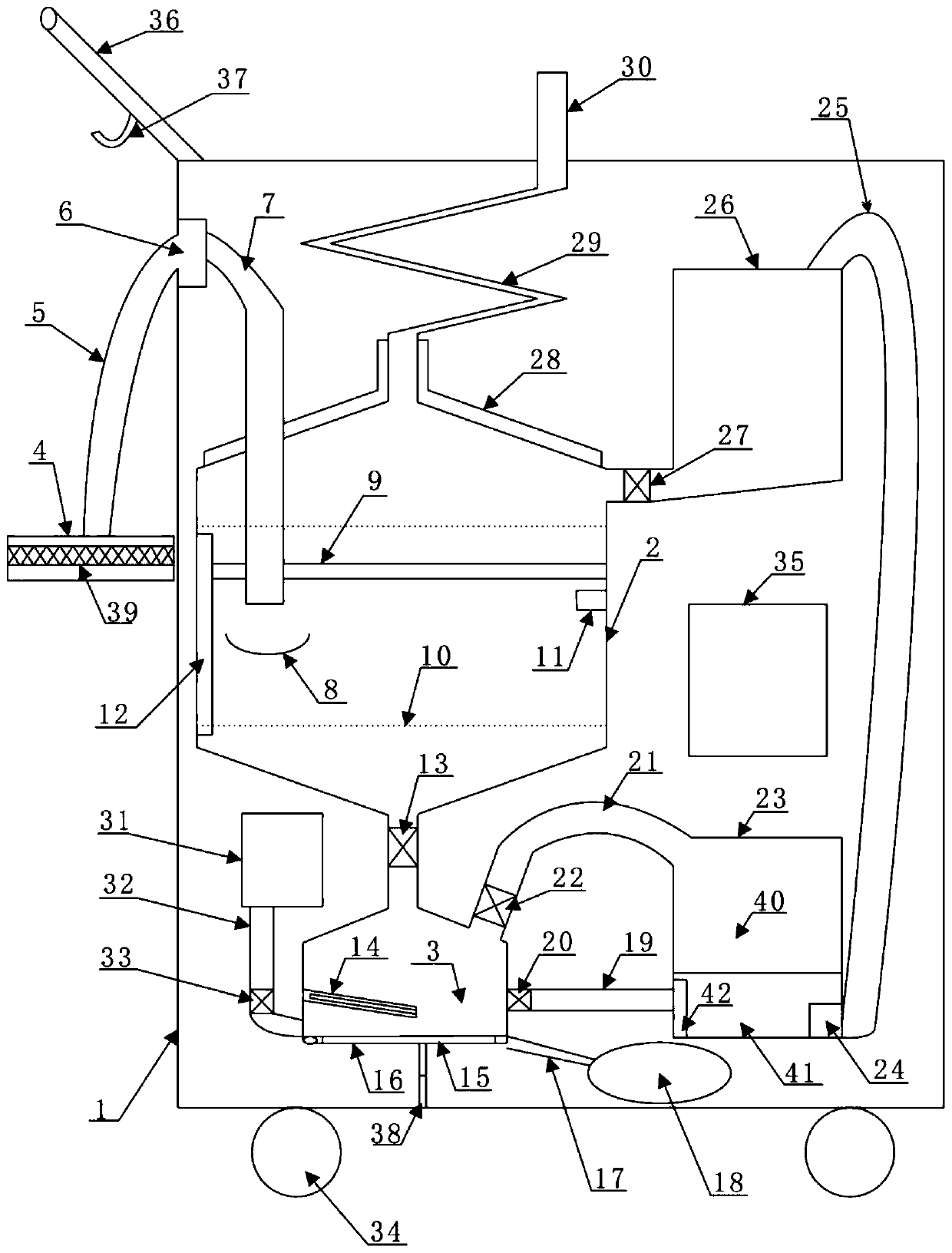 A dust collection system