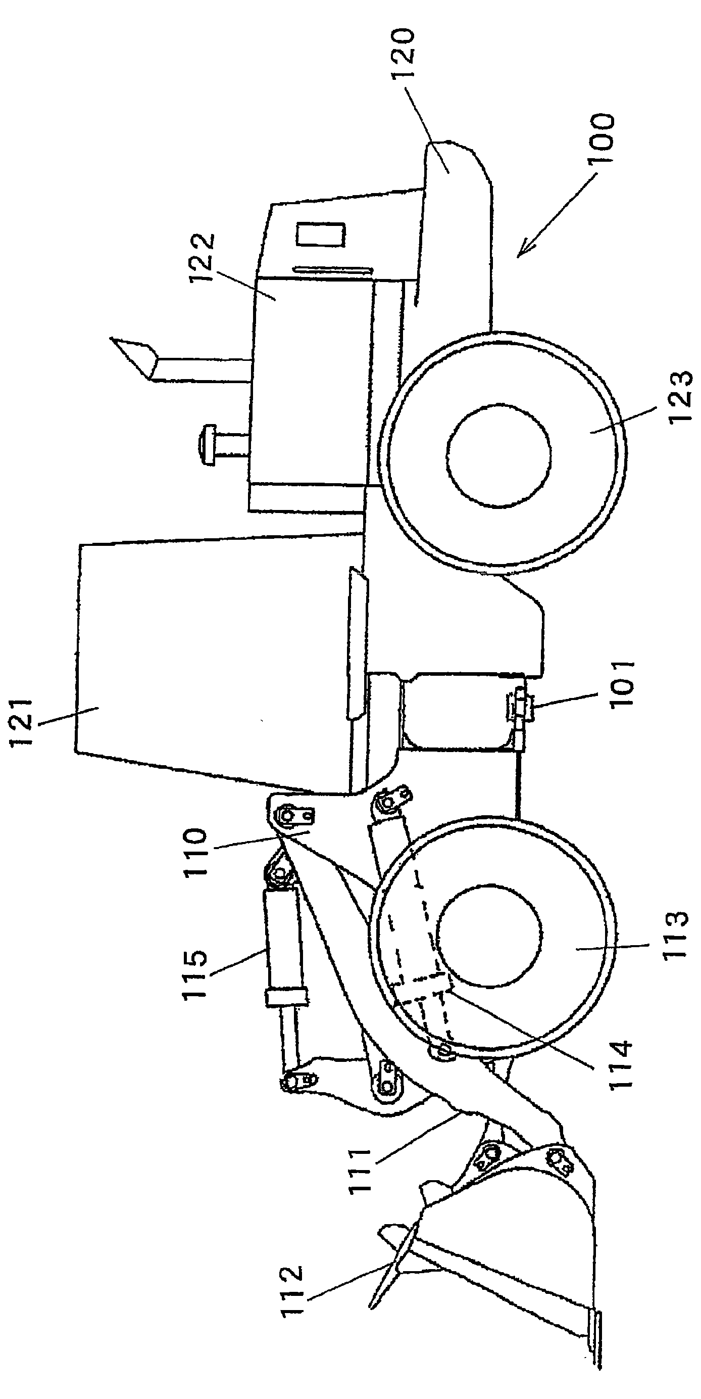 Control device for working vehicle