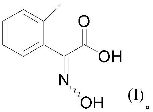 Preparation method of (E)-2-methyl-alpha-methoxyimino methyl phenylacetate and intermediate thereof