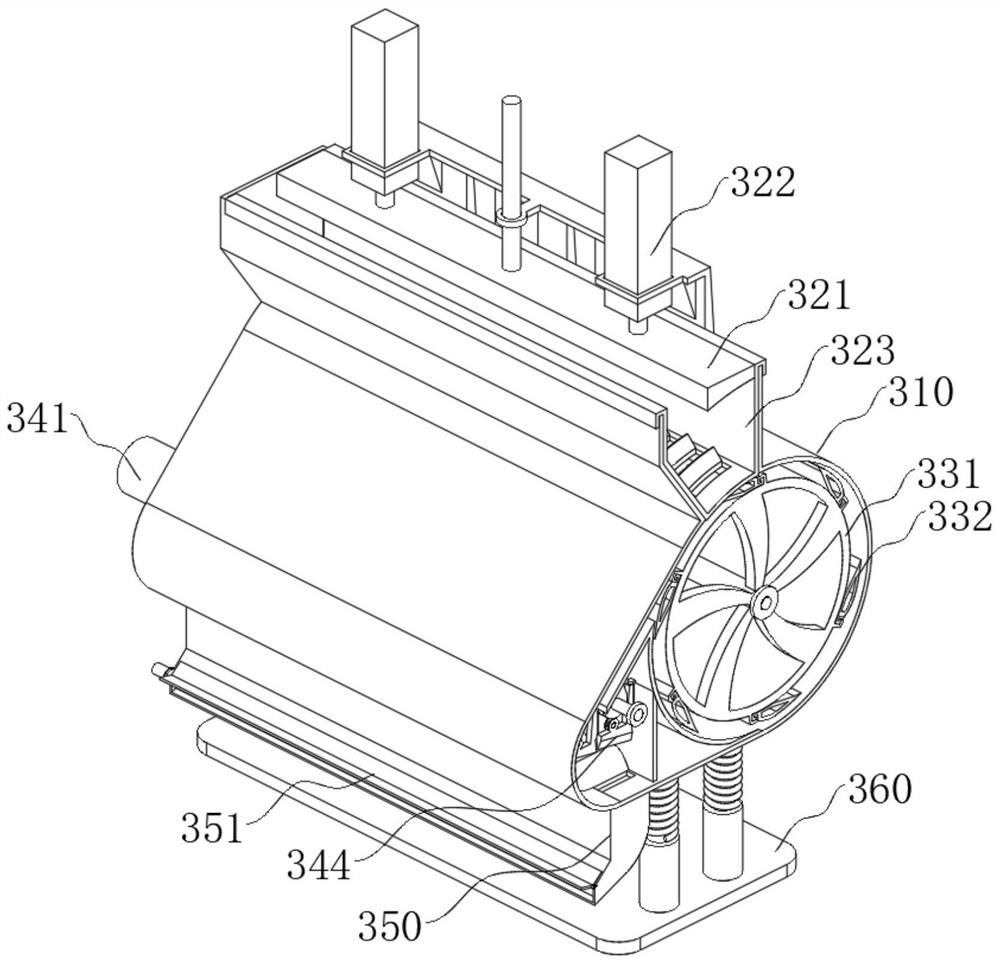 Noise reduction type recovery device for plastic waste based on PBAT raw materials