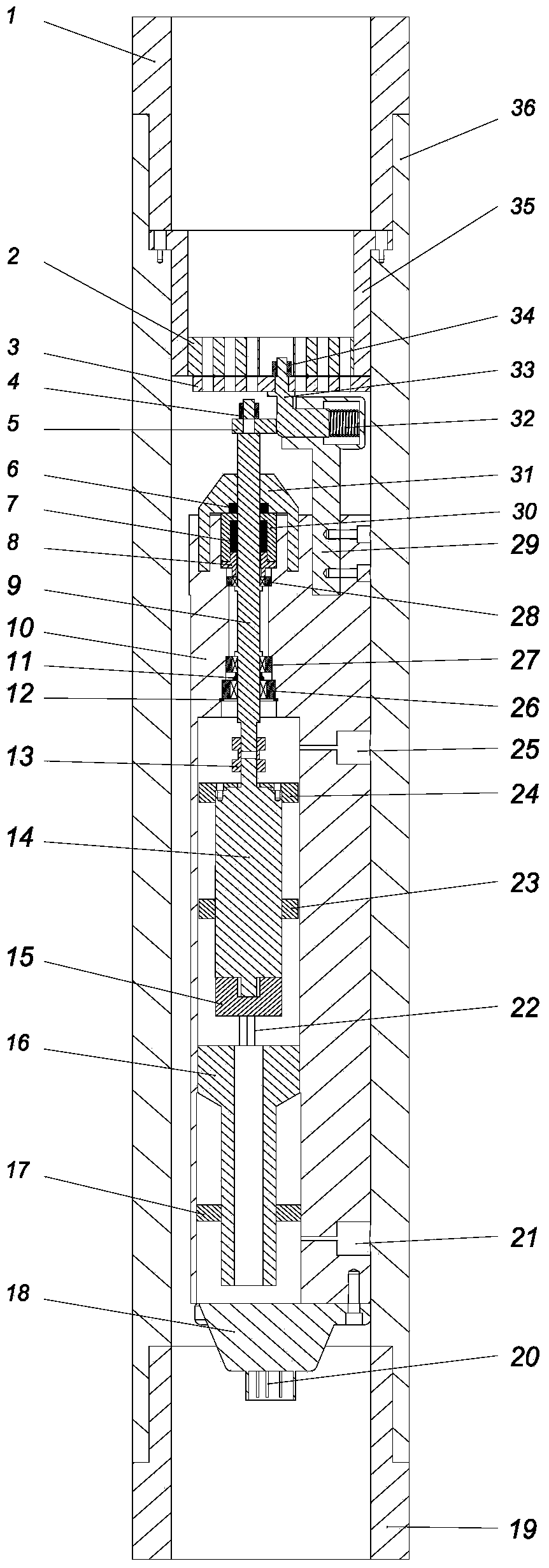 Rotation-driven swing valve type continuous wave generator