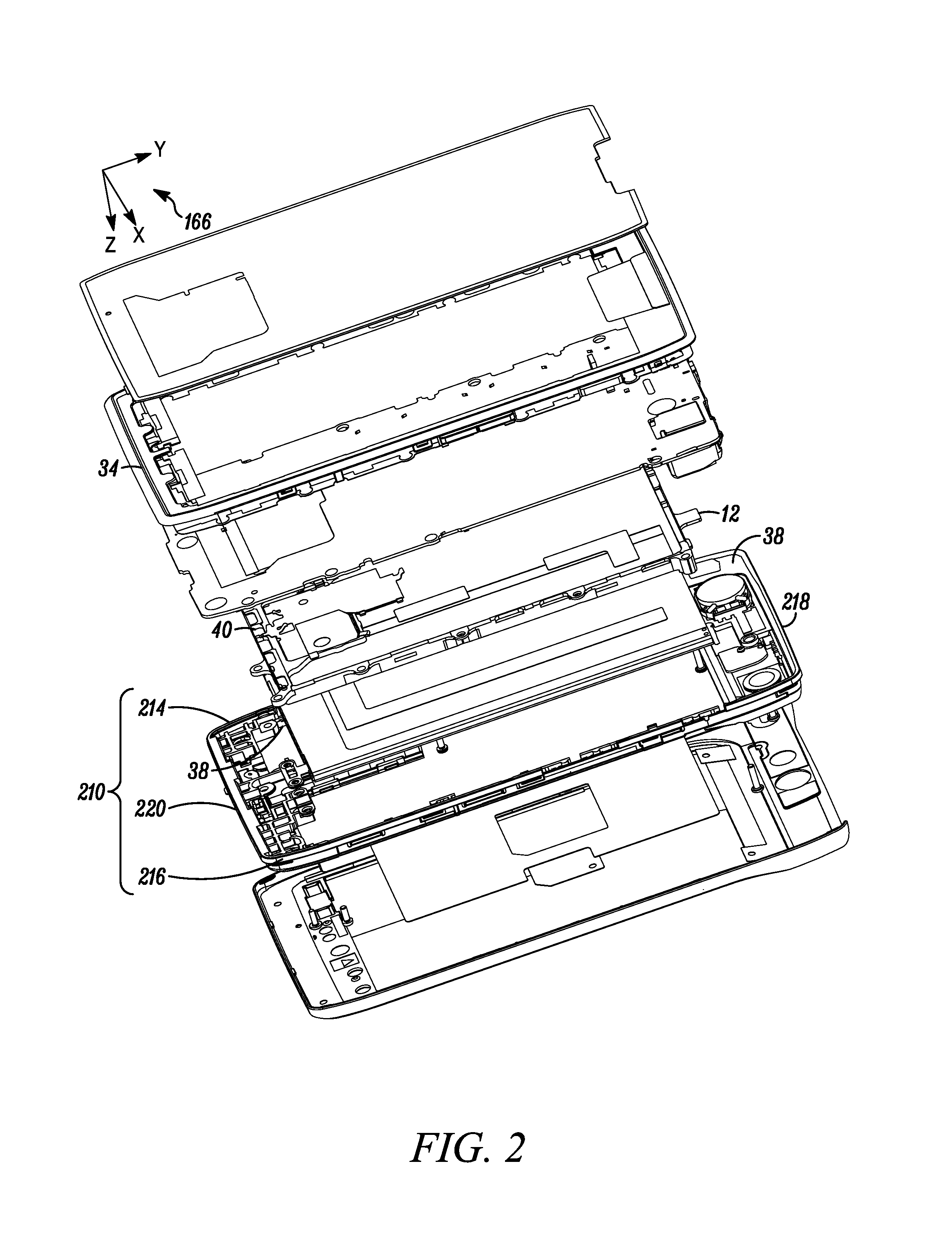 Mobile electronic device with enhanced impact mitigation